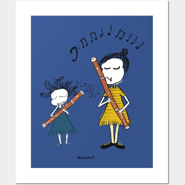 Bassoon teacher Wall Art by Guastevi